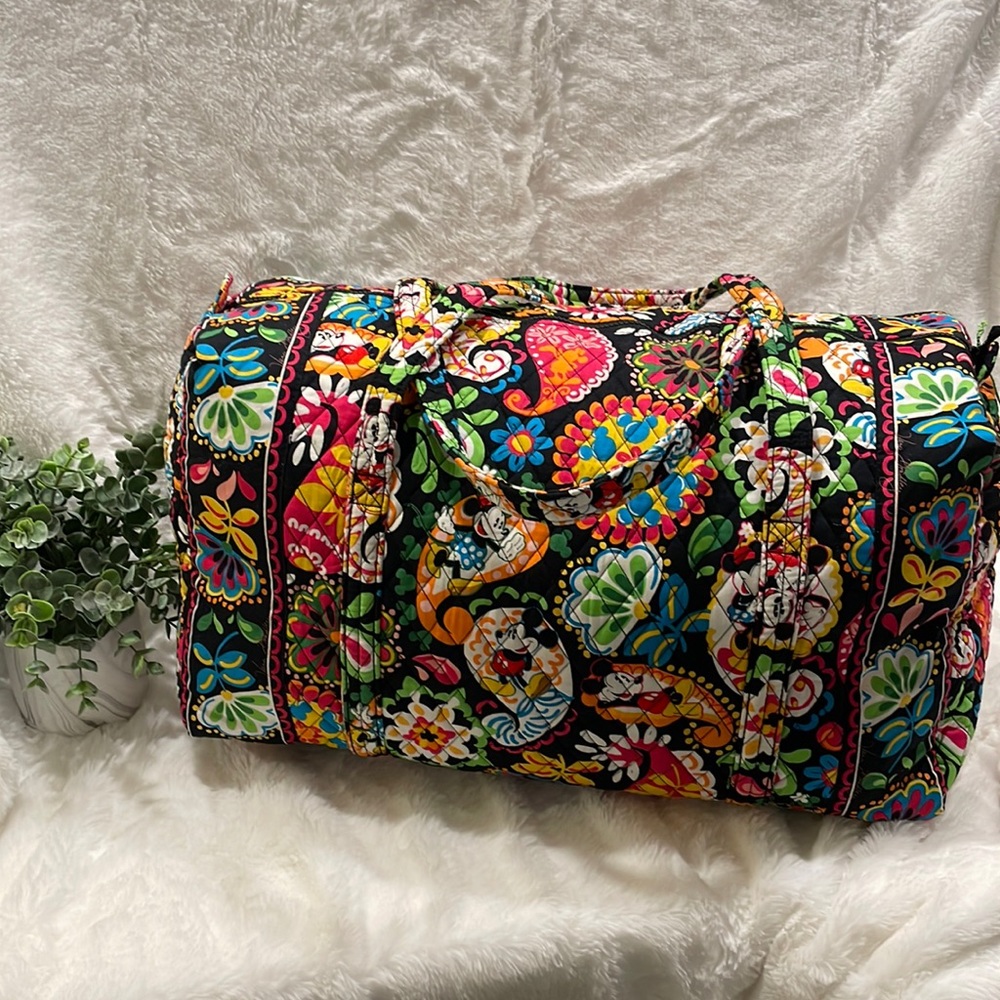 Disney Vera Bradley Large Duffle in “Midnight With Mickey”. NWT